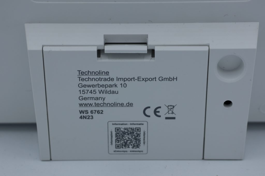 Technoline WS6762 Wetterstation Rückseite
