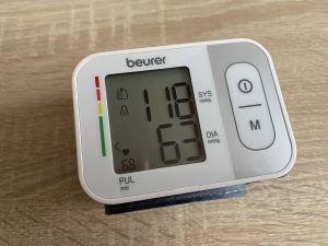 Beurer BC 28 Handgelenk-Blutdruckmessgerät Anzeige Messwerte Mittelwert