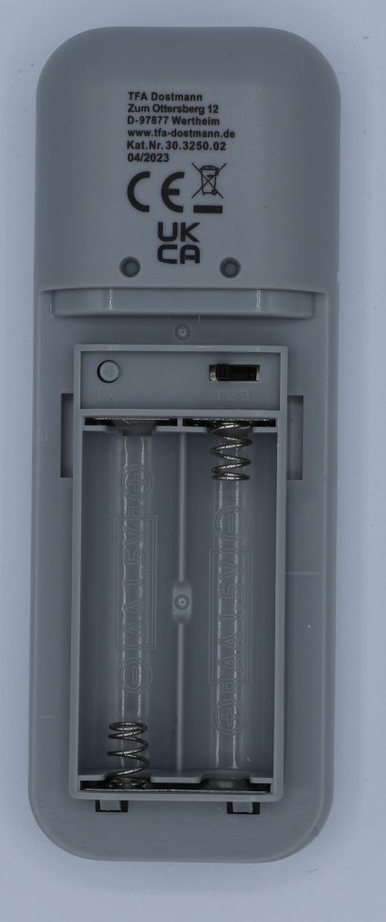 TFA Dostmann Wetterstation Batteriefach