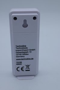 Technoline WS 9140 Wetterstation Sensor Rückseite