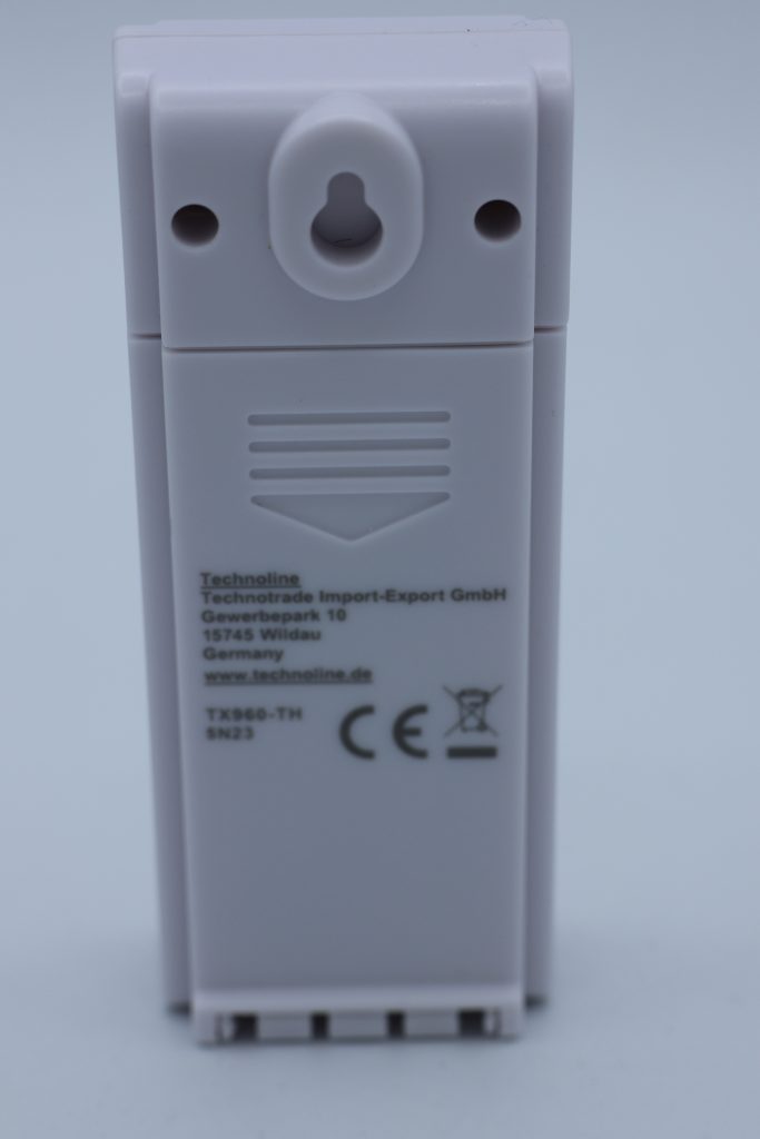 Technoline WS6442 Wetterstation Sensor Rückseite