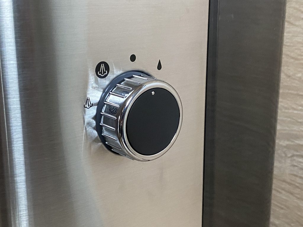 WMF Lumero Espresso Siebträgermaschine Detail Einstellrad