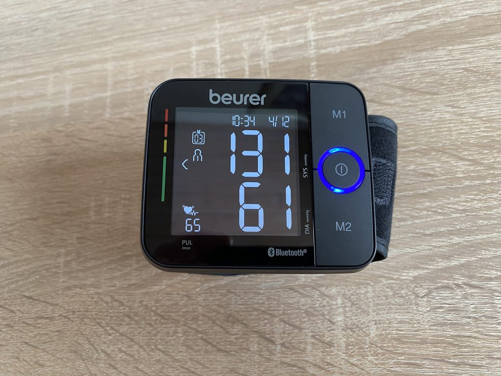 Beurer BC 54 Handgelenk-Blutdruckmessgerät Ergebnisse dritte Messung