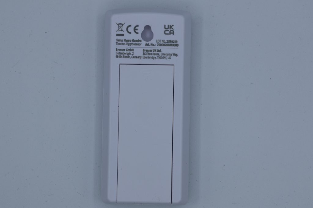 Bresser Clima Trend Hygro Quadro Wetterstation Sensor Rückseite