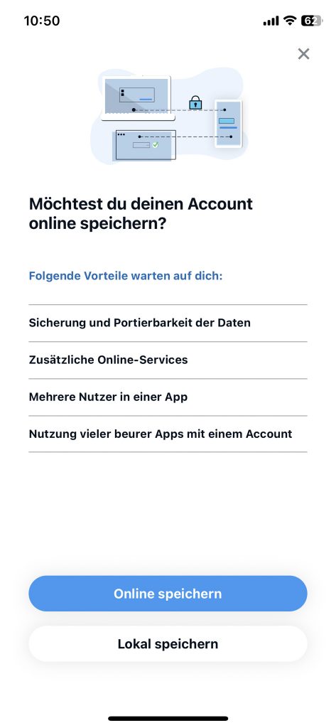 Beurer BC 54 Handgelenk-Blutdruckmessgerät App Einrichtung 1