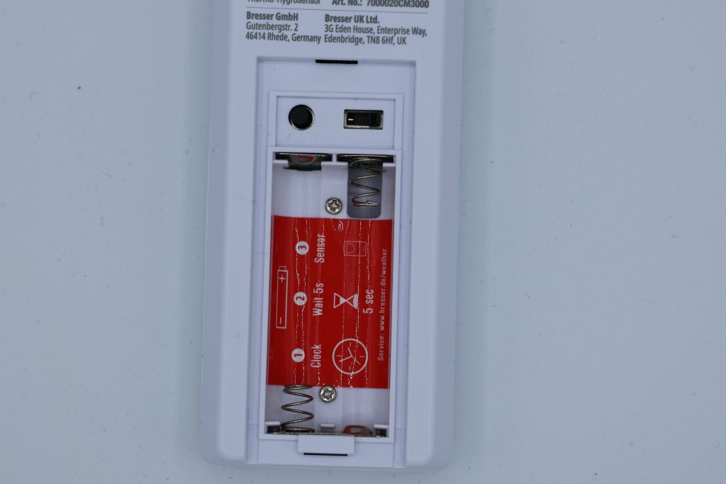 Bresser Clima Trend Hygro Quadro Wetterstation Sensor Batteriefach