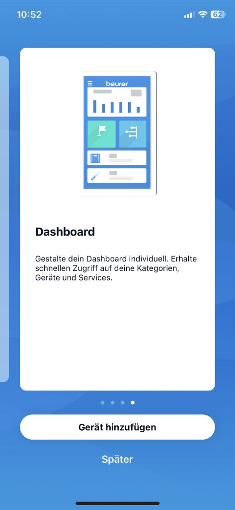 Beurer BC 54 Handgelenk-Blutdruckmessgerät App Einrichtung 3