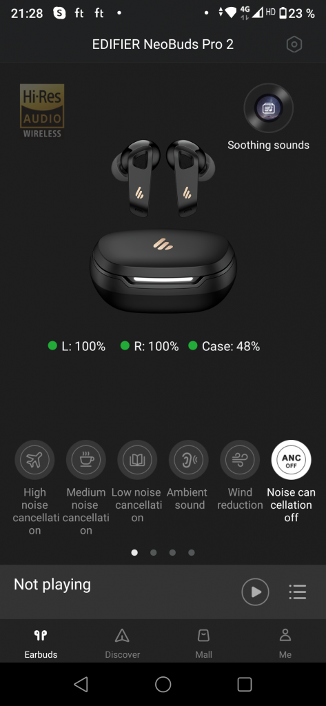 Edifier NeoBuds Pro 2 In-Ear-Bluetooth-Kopfhörer Screenshot