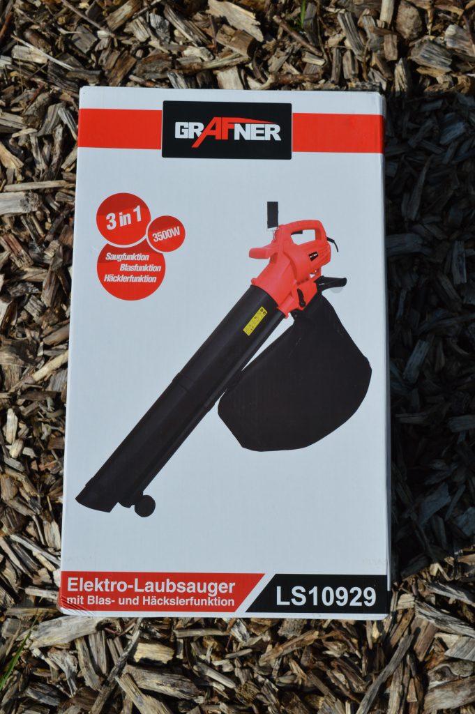Grafner LS10929 Elektro Laubsauger Karton Vorne