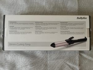 Babybliss Curling Tong Lockenstab Verpackung Rückseite