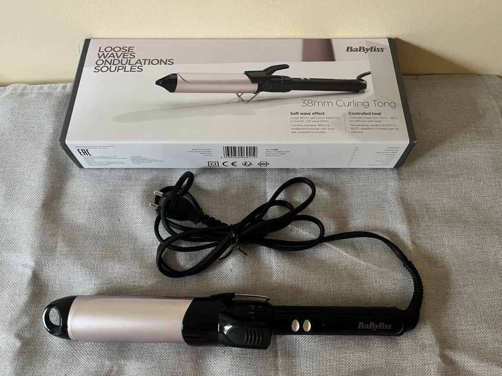 Babybliss Curling Tong Lockenstab Verpackung mit Lockenstab