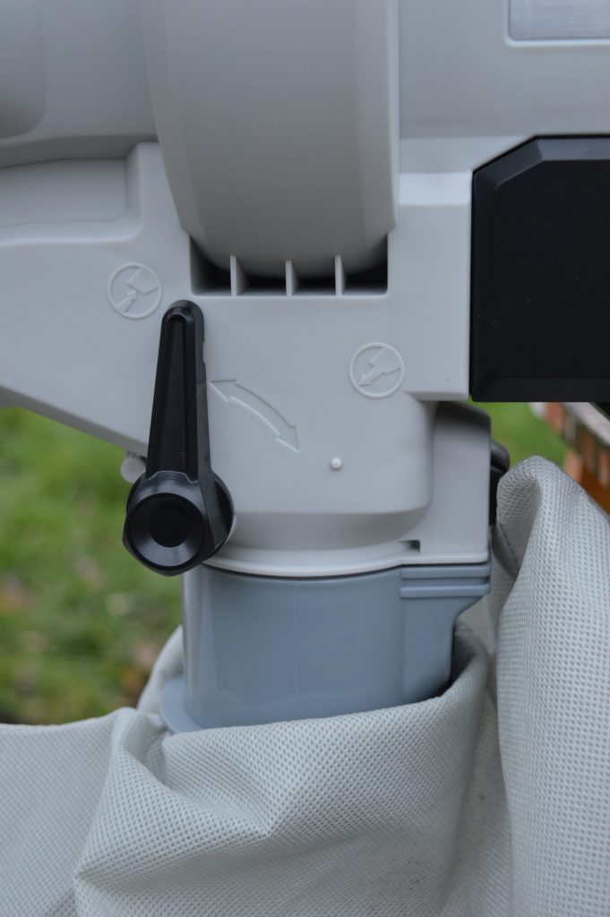 IKRA ICBV 2-20 Laubsauger Hebel zum umstellen Laubsaugen Laubblasen