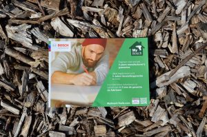 Bosch UniversalGardenTidy Laubsauger Verpackungsinhalt Infoheft Garantieerweiterung