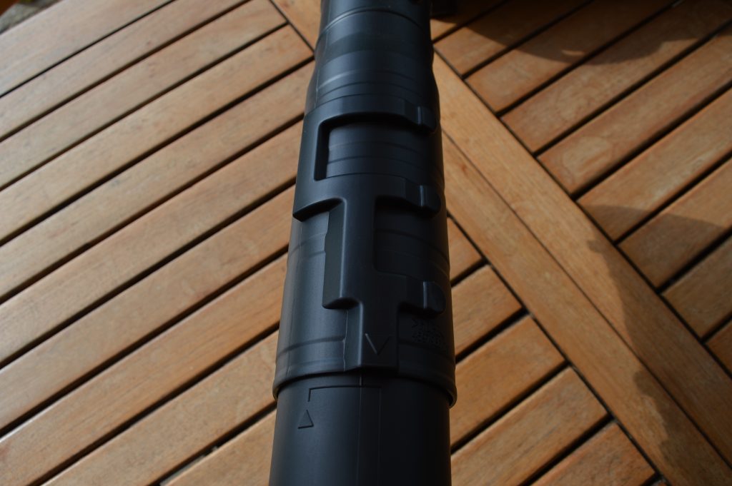 Makita DUB363PT2V Akku Laubsauger Blasrohr Einstellung Längen
