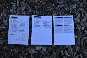 Makita DUB363PT2V Akku Laubsauger innenliegende Bedienungsanleitung