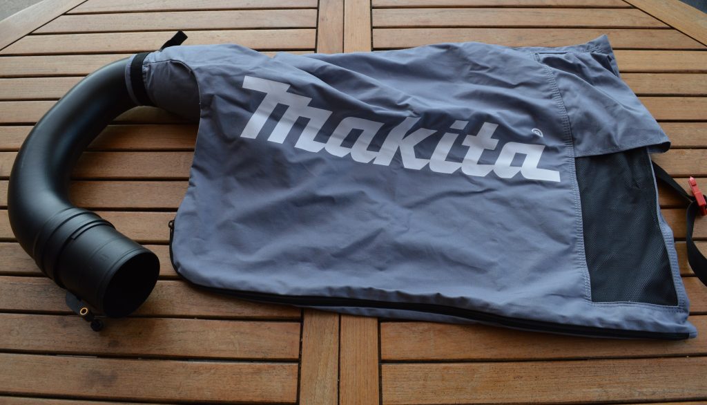 Makita DUB363PT2V Akku Laubsauger Laubfangsack am Rohr montiert