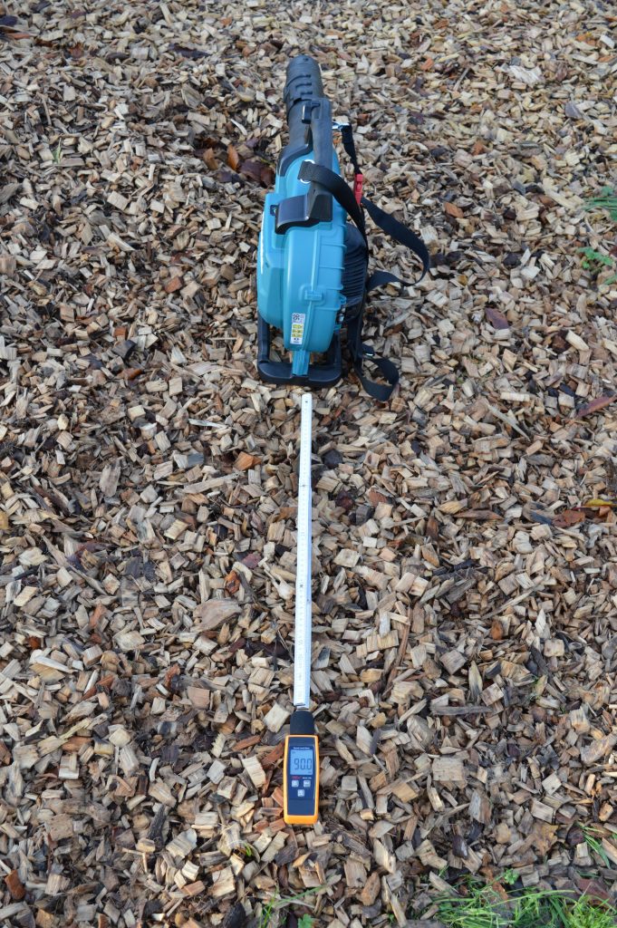 Makita DUB363PT2V Akku Laubsauger Lautstärke in Dezibel