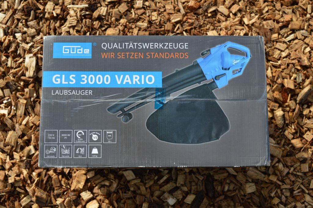 Güde GLS 3000 Vario Laubsauger Karton Oben