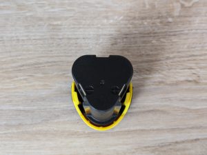 Akku des TROTEC PSCS 11-12V Akkuschrauber von oben