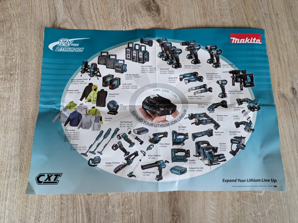 Akkufamilie des Makita DF333DSAE Akkuschraubers