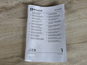 Anleitung des Einhell BRILLIANTO Fensterreinigers geschlossen