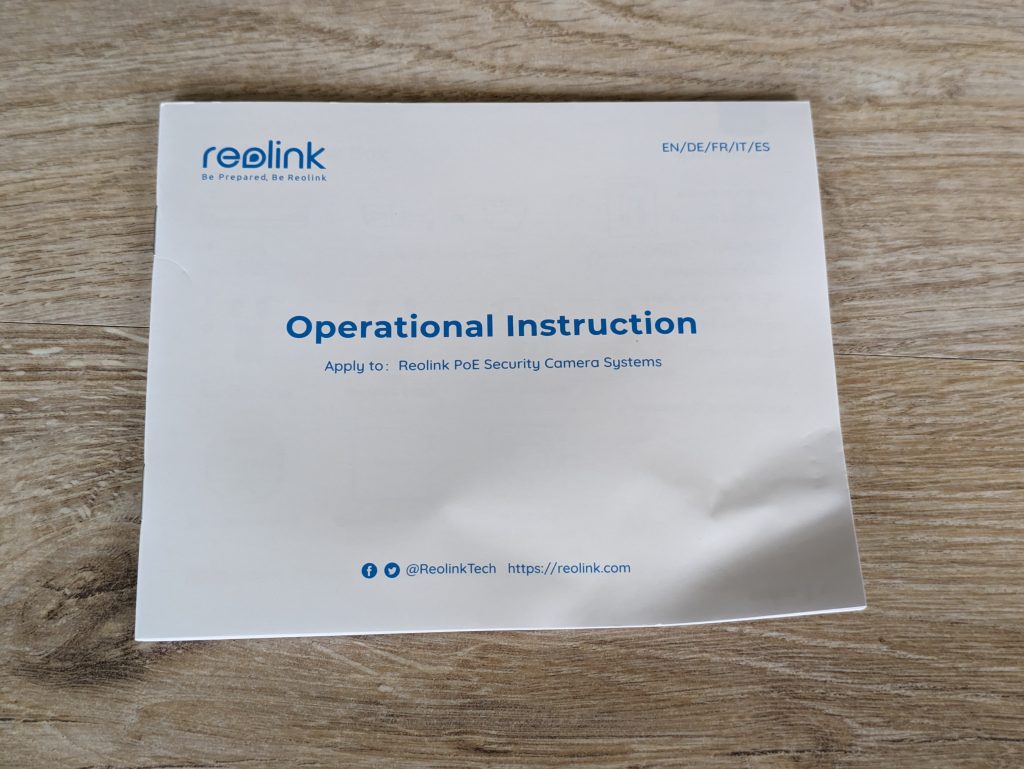 Anleitung des RLK8-800B4 Reolink Überwachungskamera-Sets