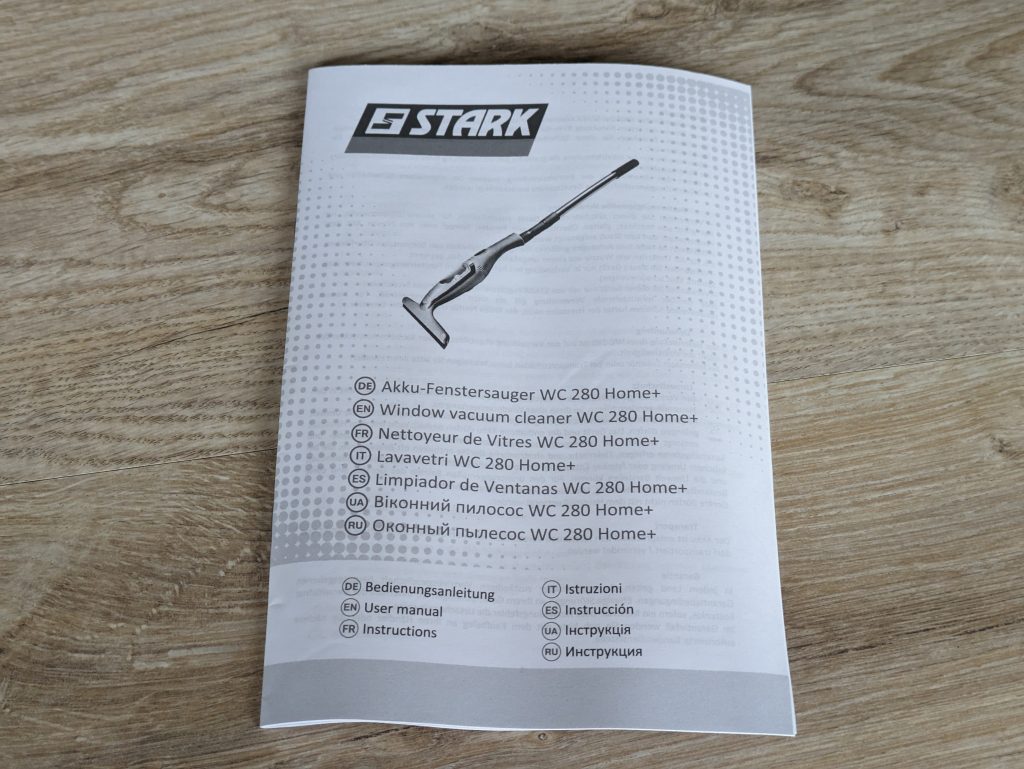 Anleitung des STARK WC 280 Home+ Fenstersaugers geschlossen