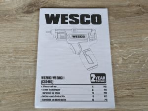 Anleitung des WESCO WS2013 WS2103.1 CSD40Q Akkuschraubers