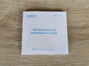 Anleitung für Dichtungsset des RLK8-800B4 Reolink Überwachungskamera-Sets