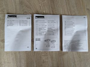 Anleitungen des Makita DF333DSAE Akkuschraubers
