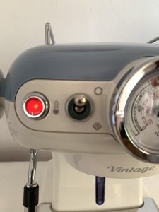 Ariete Vintage Siebträgermaschine Kontrollleuchte Temperaturanzeige