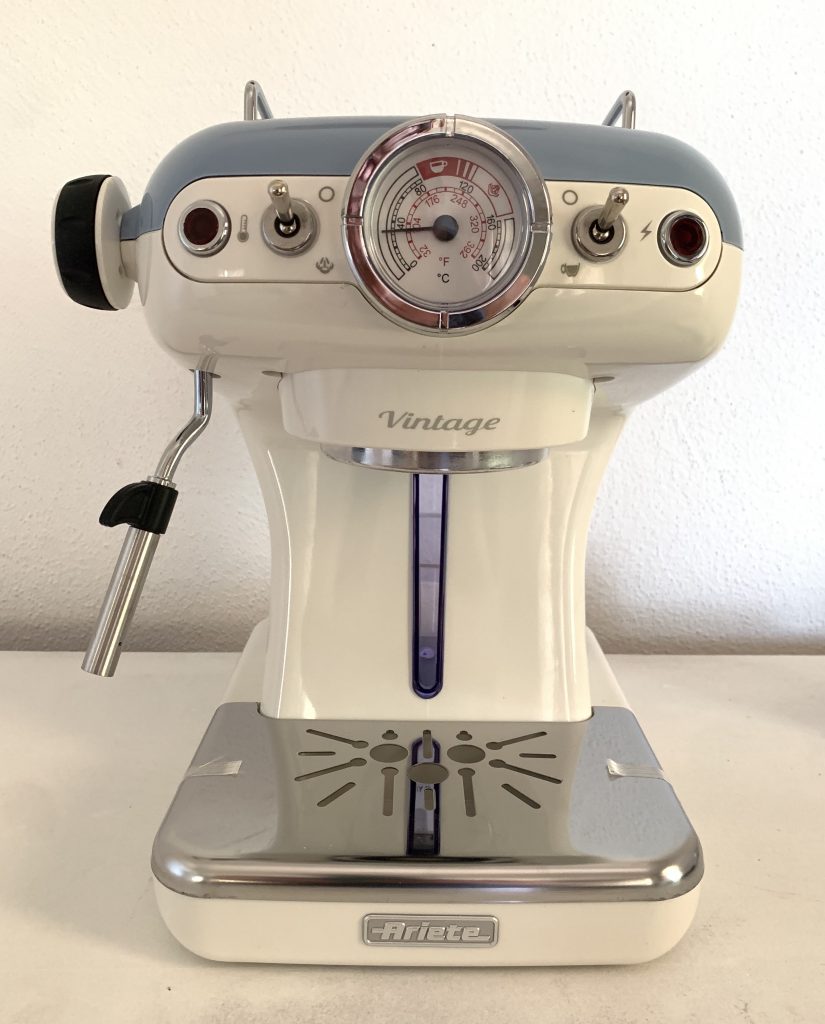Ariete Vintage Siebträgermaschine von vorne