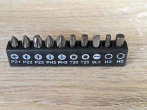 Bits des Bosch IXO 7. Generation Akkuschraubers