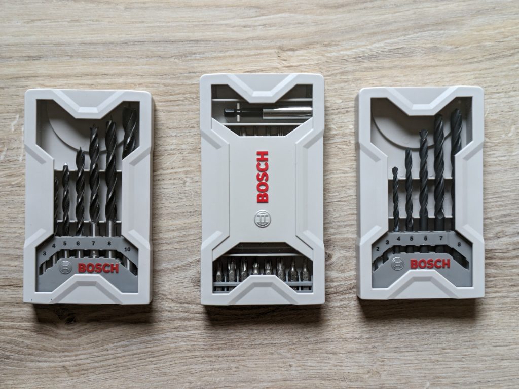 Bohrer und Bits des Bosch Professional GSR 12V-15 Akkuschraubers