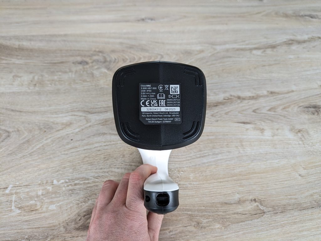 Bosch Home and Garden GlassVAC Fenstersauger von unten