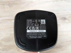 Bosch Home and Garden GlassVAC Fenstersauger von unten in der Nahansicht