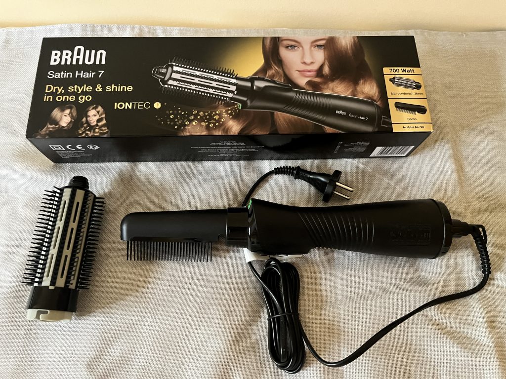 Braun Satin Hair 7 Lockenstab mit Verpackung und Zubehör