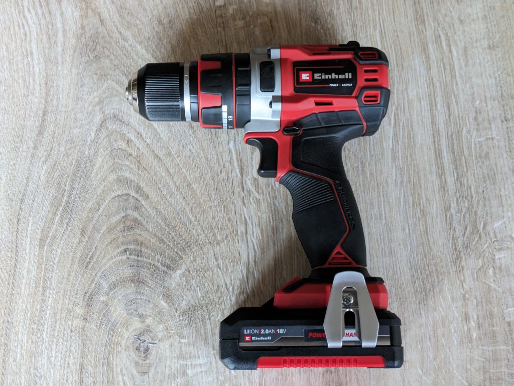 Einhell TP-CD 1850 Li-i BL Akkuschrauber nach links ausgerichtet