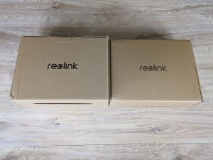 Einzelne Verpackung des RLK8-800B4 Reolink Überwachungskamera-Sets von vorne