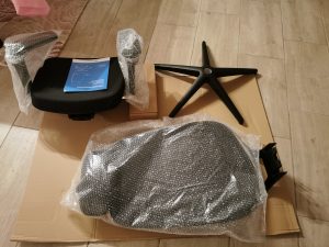 Ergotopia MasterBack Pro Bürostuhl Einzelteile in Verpackung