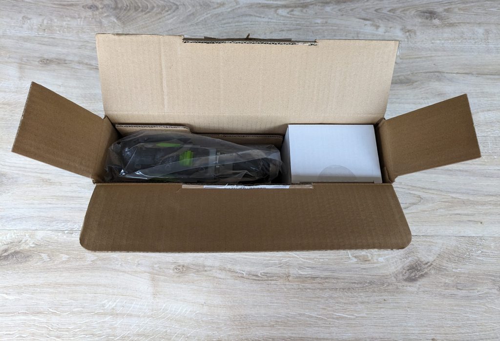 Geöffnete Verpackung des WORKPRO ‎W122039AU Akkuschraubers