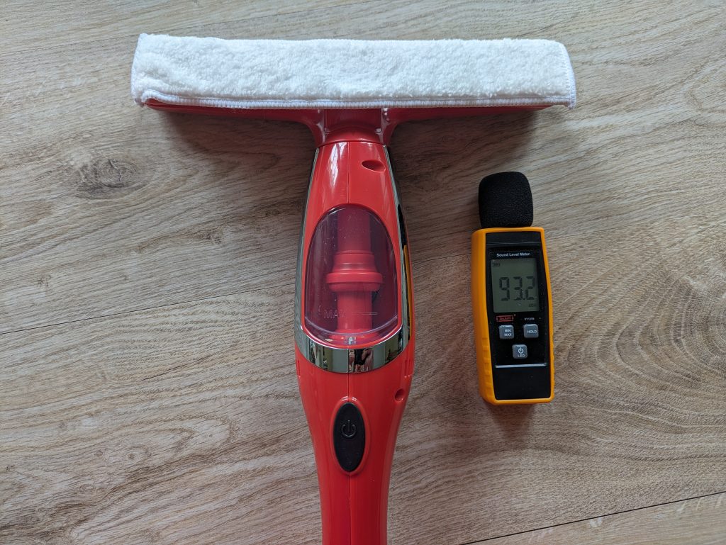 Getestete Lautstärke des STARK WC 280 Home+ Fenstersaugers