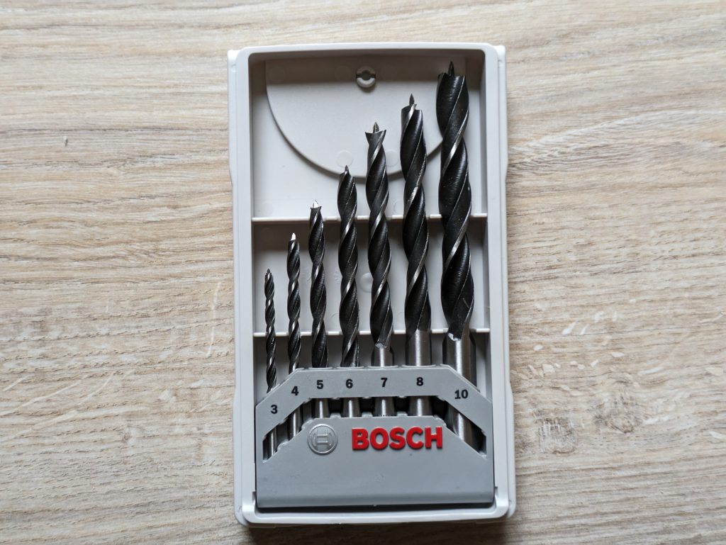 Holzbohrer-Box des Bosch Professional GSR 12V-15 Akkuschraubers