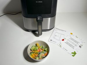 KLAMER Classic Airfryer Heißluftfritteuse Gemüse