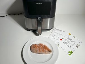 KLAMER Classic Airfryer Heißluftfritteuse Hähnchenbrust