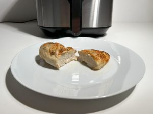 KLAMER Classic Airfryer Heißluftfritteuse Höhnchenbrust fertig frittiert