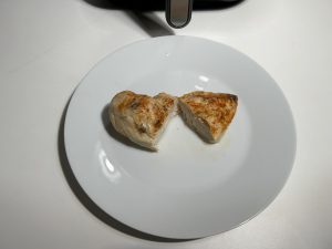 KLAMER Classic Airfryer Heißluftfritteuse frittierte Hähnchenbrust