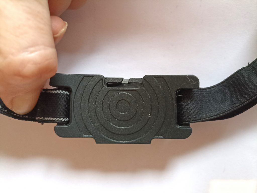 Ledlenser NEO9R Stirnlampe, Lampe von hinten mit Comfort Pad