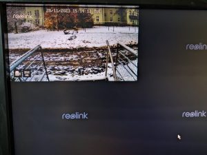 NVR-Anzeige zu einer Kamera des RLK8-800B4 Reolink Überwachungskamera-Sets