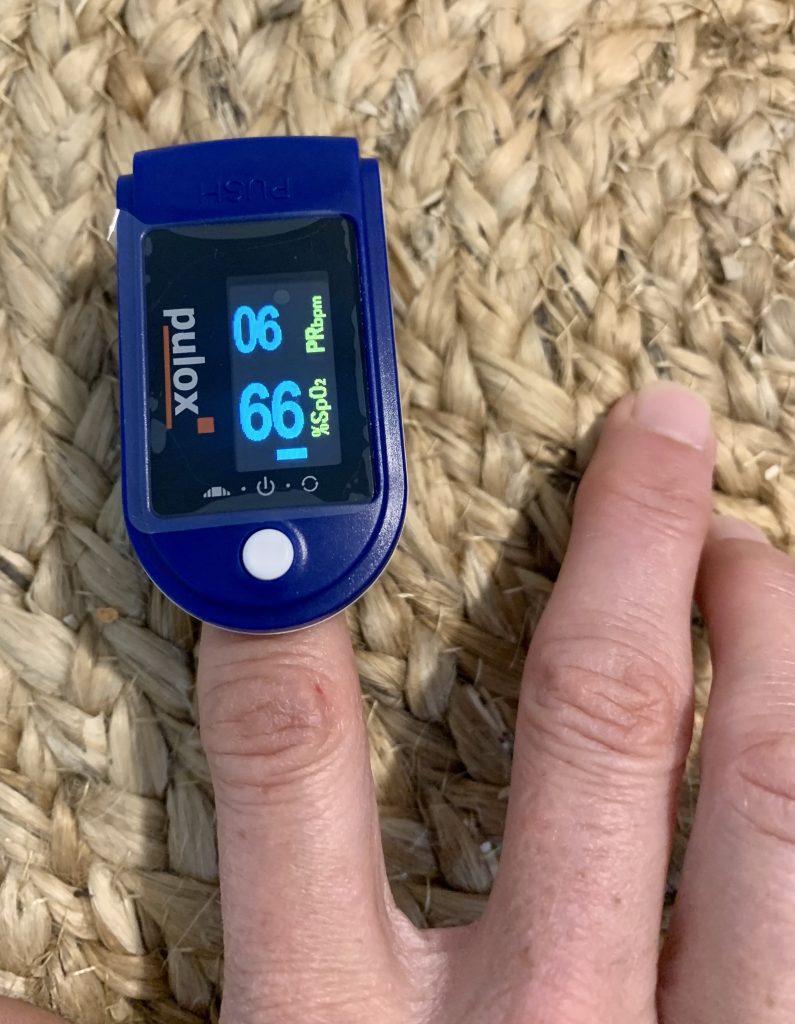 PULOX PO-200 Pulsoximeter Displayrichtung 2
